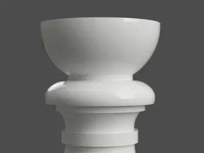 BALUSTER - TABLE LEG - FURNITURE - STAIRS - CANDLE HOLDER 3D print model