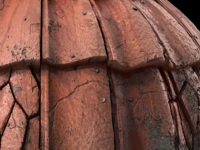 Roof Tile Materials 54- Concrete Roofing by Sbsar generator Texture