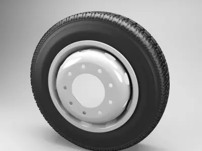 Wheel Truck 3D model