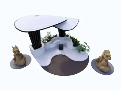 Gazebo 1 3D model