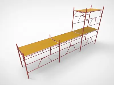 Scaffolding 3D model 6