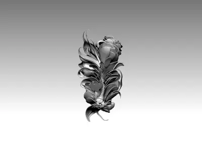 Flowers set  3D print model