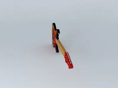 The Lady Electric Guitar Free 3D model