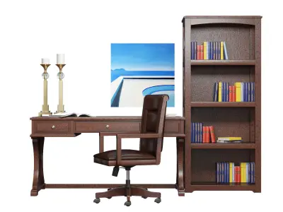 Set for the cabinet DEVRIK furniture from Ashley 3D model