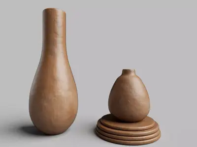 Clay Vase 3D model