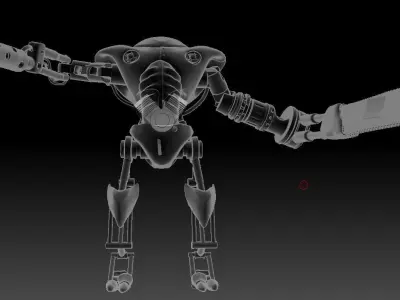 Warbot like shredder Free 3D model