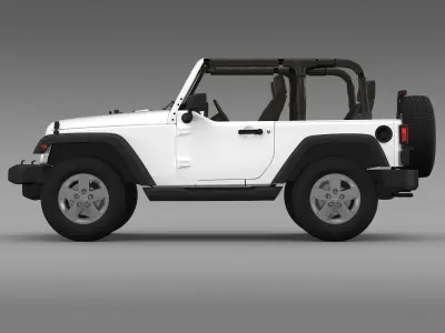 Jeep Wrangler Islander Edition 2010 3D model
