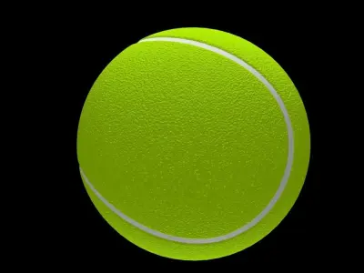 Tennis Ball Free Free low-poly 3D model