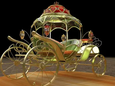 Chinese carriage  3D model