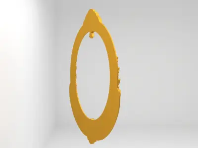 Frame mirror 3D model 10 3D print model