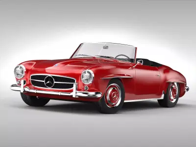 Mercedes Benz 190 SL 1955 -1963 3D model