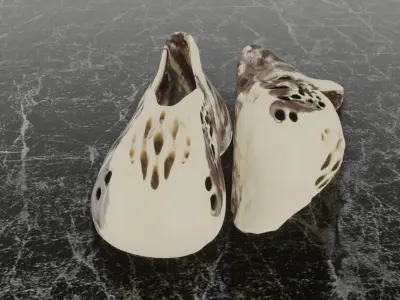 ADIDAS YEEZY FOAM RUNNER MX 350 3D SHOES Low-poly 3D model