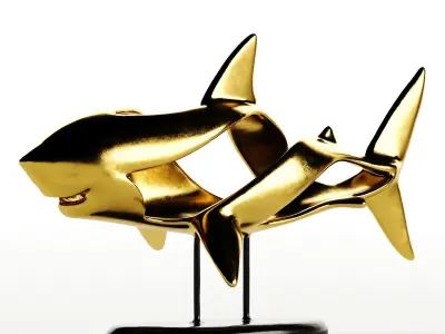Decorative Abstract Sculpture 3D model