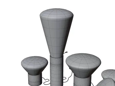 floor lamp bulb 3D model