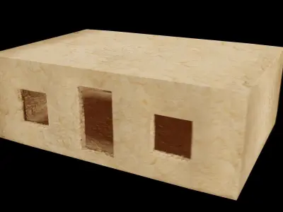 RockStone House with Unreal engine files uproject Free low-poly 3D model