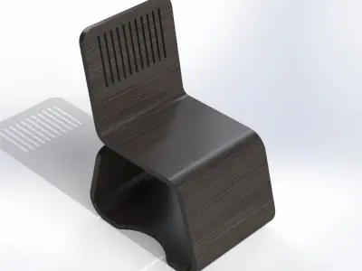 Wooden chairs 3D models Free 3D model