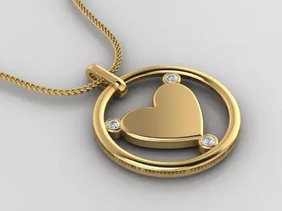Pendant P029 3D Print Model 3D print model