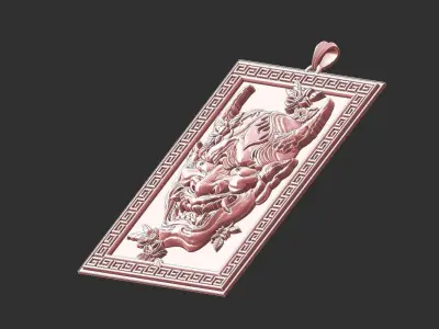 oni pendant 3D print model