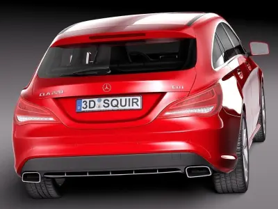 Mercedes-Benz CLA Shooting Brake 2016 3D model