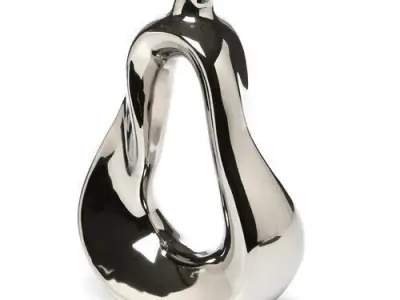 Silver Sculpture Free 3D model