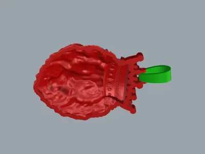 lion pendant 3D print model