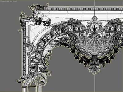 classic decoration 3d model vol09 3D model