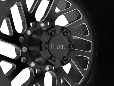 fuel off road REAR TRITON wheel 3d print model 3D print model