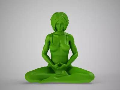 Yoga Woman 3D print model