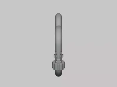 Hook Assembly - Geometry Only No Textures No Materials 3D model