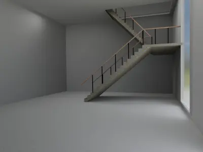 White Villa 3D model
