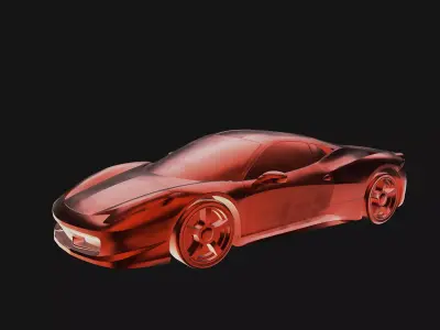 Ferrari 458 Italia Car model 3D print model