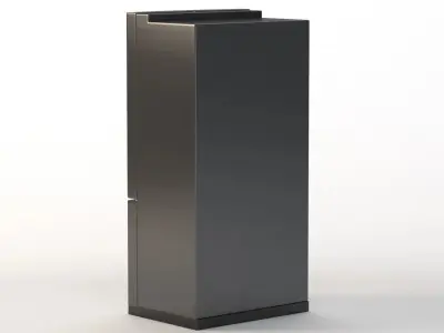 Frigidaire Gallery 27 2 Cu Ft French Door Refrigerator 3D model