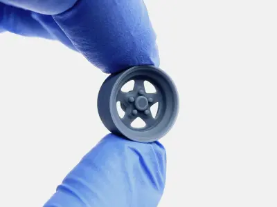 15x8 Weld Pro Star Wheel and Brake 3D print model