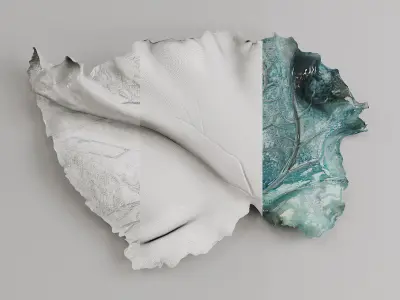 Lauren Collin ceramic wall art  3D model