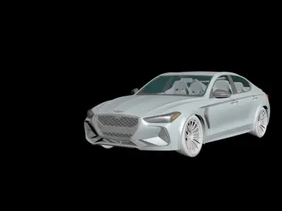 Bentley G70 Low-poly 3D model