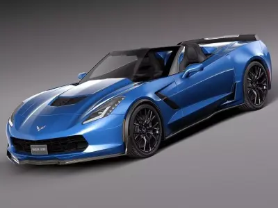 Chevrolet Corvette Z06 convertible 2015 3D model