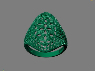 Women Plain Ring Ready STL Models Womens Ring 3d models 3D print model 23