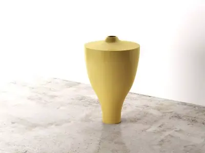 Metal Vase 01 3D model
