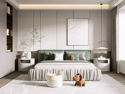 Bedroom Collection 01 For Unreal Engine 3D model