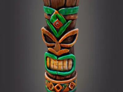 Tiki decor 3D print model