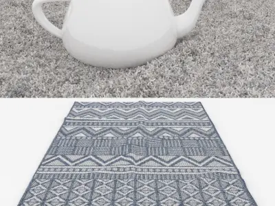 Rugs No 500 Low-poly 3D model