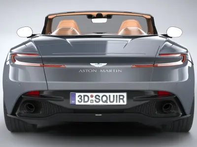 Aston Martin DB12 Volante 2024 3D model