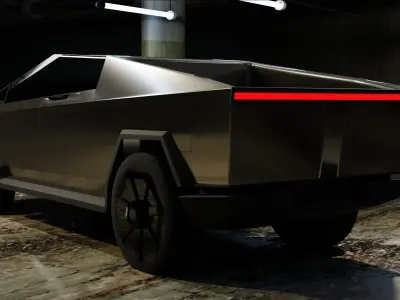 Tesla cybertruck 3D model