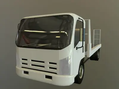 Mini Truck Free low-poly 3D model