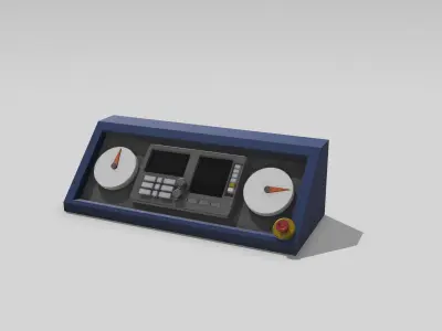 Engine Dyno set scale model 3D print model