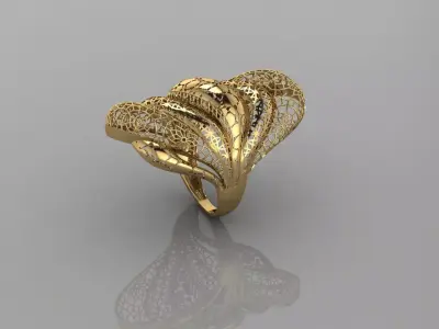 TORTURIAL RING 3D print model get
