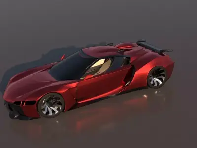 concept car 4 3D model