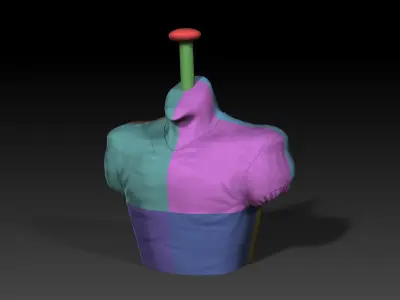 Long NFL Football Helmet Stand 3D print model 3D print model