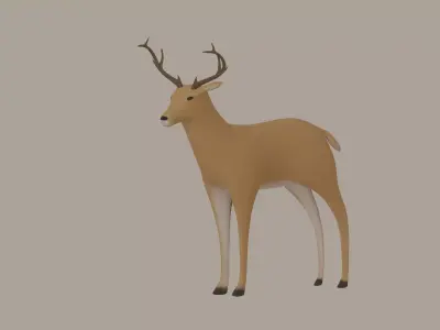 Deer model 3D model