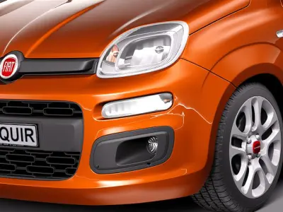 Fiat Panda 2012 3D model